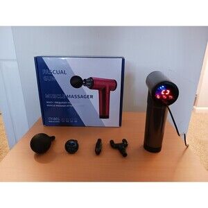 Percussion Muscle Massage Gun Neck Back Deep Tissue Relax Black 22 Speeds‎